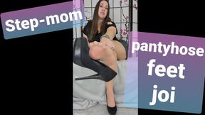 Cum for Step-Mommy's Pantyhose Feet