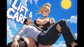 LIFT & CARRY - Strong Arms Lifting You Effortlessly, Carrying While Pressing Face Between Breasts Then Fucking You Against Wall in Mid-Air (Erotic Audio)