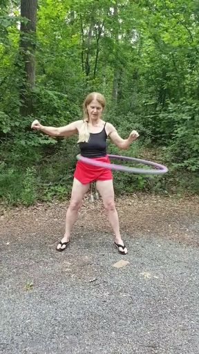 hulahoop with handicap