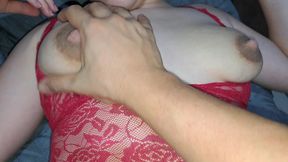 sensual lenceria roja para mis fans
