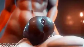 Pharah Takes Control with Big Tits, Blowjob Mastery creampie Finish