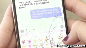 ”Exotic Brunette Bitch helped out with a Dick”