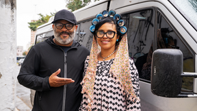 mature butt destroyed in my driving bus