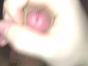 Stroking cubby cock