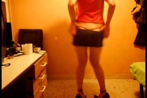 Spanish crossdresser dancing