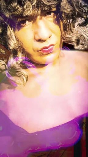 Trans Girl Sissy Slut Gets HARD Anal Ass Pounding by Big Cock Dildo