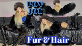 Brat Black Swan FURRY and HAIRY DOLL Jerk Off POV