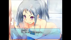 Petite Teen Gives Blowjob In Majikoi Eroge Anime Scene