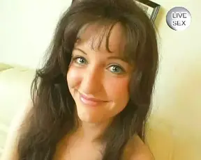 Sexy German babe eating all the cum after a great masturbation