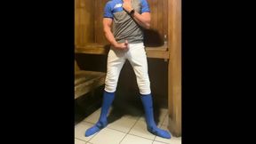 Jockdad87 Edges in the Sauna Blue Baseballgear