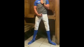 Jockdad87 Edges in the Sauna Blue Baseballgear