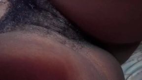 Rubbing My Extremely Hairy Pussy Amazing Moaning Orgasms