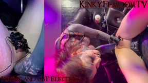 Anal Fisting and Electrics Birds Eye ft Mistress Lunatika Slave Maz Morbid @mazmorbidfetish #femdom #latex #fisting