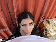 Screw the Cops - Latina bad girl caught sucking a cops dick