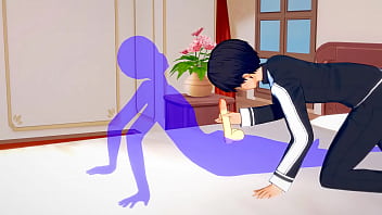 Art Online Yaoi - Kirito Handjob and anal with creampie - Sissy crossdress Japanese Asian Manga Anime Film Game Porn Gay