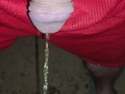 Early morning pee outside