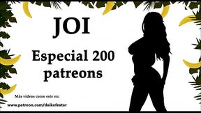 JOI Especial 200 patreons, 200 corridas. Audio en espa&ntilde_ol.