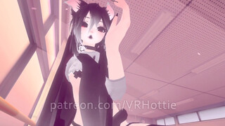 Teen Cat Girl Student Gets Nude & Face Rides You With Hidden Vibrator in Class POV Lap Dance