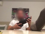 AFTER WORK TREAT - MY FEET - MANLYFOOT - TAKING WORK SHOES OFF AFTER A HARD WEEKS WORK - ENJOY THEM