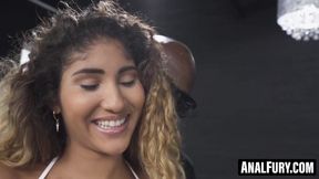 Thick Latina Venus Afrodita is ANAL DESTROYED by a massive BBC