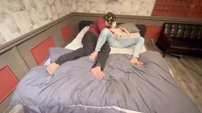Hot married couple has adulterous sex after work