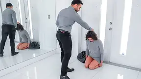 Gorgeous brunette bombshell gets completely dominated and fucked hard after exhausting week