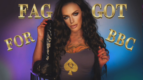 MY FAGGOT FOR BBC-MistressRavenFD turns you into Her personal faggot for Her Black Kings