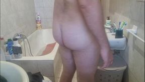 All nude in bathroom