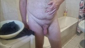 All nude in bathroom