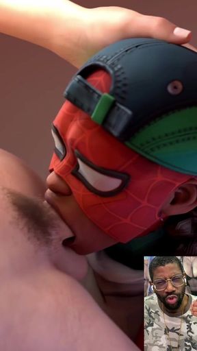 Stepsister Cock Sucker for Cum, Ebony Spider-man Blowjob, Ebony Anal Fuck, Compilation