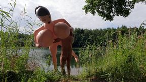 Blowupguy & The Inflatable Colossal Girl - Water Fun II