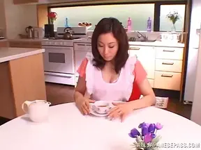 Kinky Japanese Housewife MILF Satisfies Lovers with Passionate Sex Acts