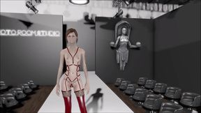 Sexy Brunette in Lingerie Shows Off Fallout 4 Fashion for Hentai Fun
