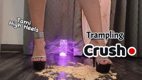 How beautiful my high heels are when I crush and trample with them (4)