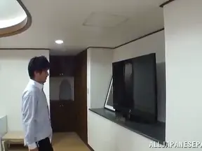 Devoted Japanese Babe Jumps On Cock After Luscious Blowjob