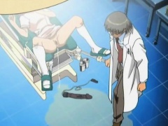 Hentai nurse fucked with massive dildo