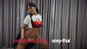 Hot Asian Lapdance with Big Booty Stripping