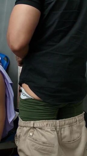 With my boss in the office I get a little hot   Clip 1