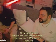 Hetero-flexible admirer of mine wants me to give him a blowjob