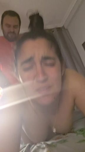 Whipping her and treating her like a whore