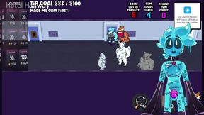 Slime gets wrecked by three horny demons in a haunted hotel