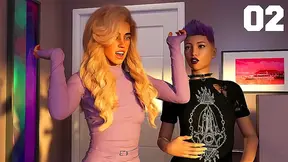 Blonde Teens Swap Steaming Blowjobs Share Futa Cum Face-to-Face