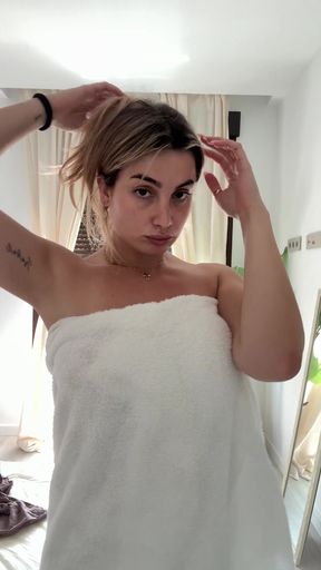 Cute blonde teen sucks cock