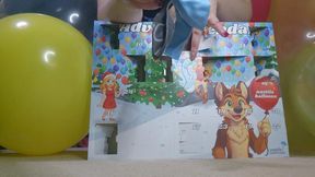 Balloon Advent Calendar - Day 8 -  Sit2Pop Burst Party