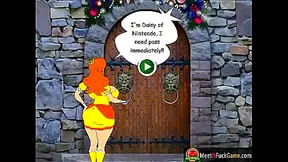 Tits Out for Santa: Nintendo Characters Steamy Holiday Threesome Fiesta