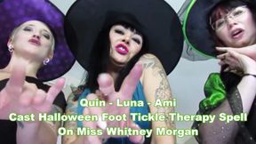 Quin - Ami - Luna Cast Halloween Foot Tickle Therapy Spell On Whitney