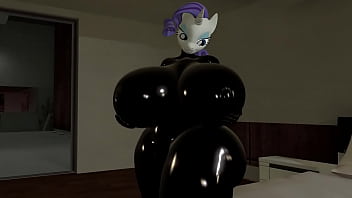 MLP- Rarity&#039_s latex blow-up (by strangedesire)