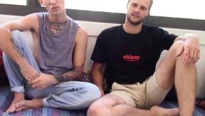 AmateursDoIt: Tattooed Maxime goes for hard nailining