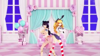 【MMD R-19 year old SEX DANCE】TASTY TEMPTATION INSANE BUTT PERVERSE SWEET SATISFACTION ホットお尻 [MMD]