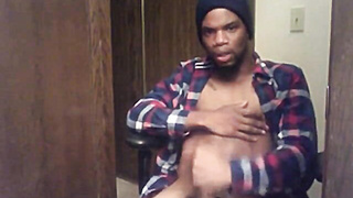 Big Black Cock Cousin Jacks Off